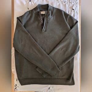 Frederik Anderson Copenhagen - Men's Crewneck Sweater - Loden Green - Size XL